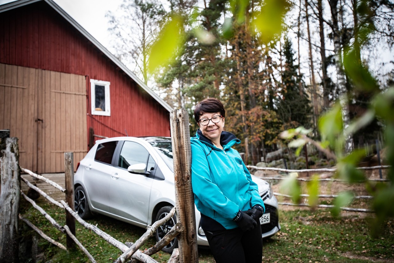 Katri Heikkilä ja Toyota Yaris