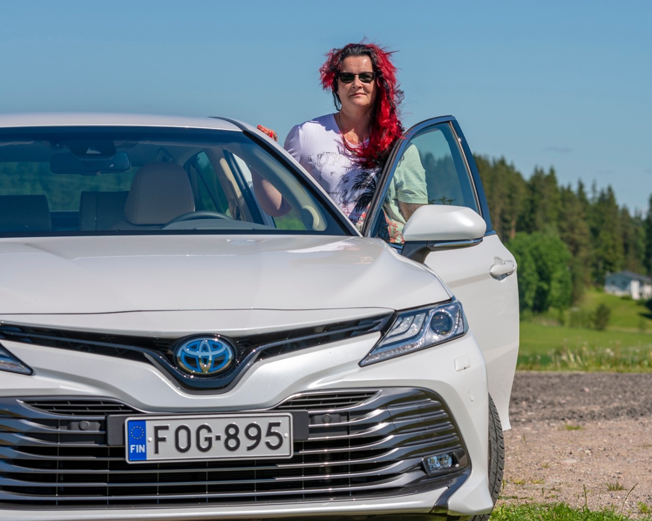 Miia Nordberg ja Toyota Camry