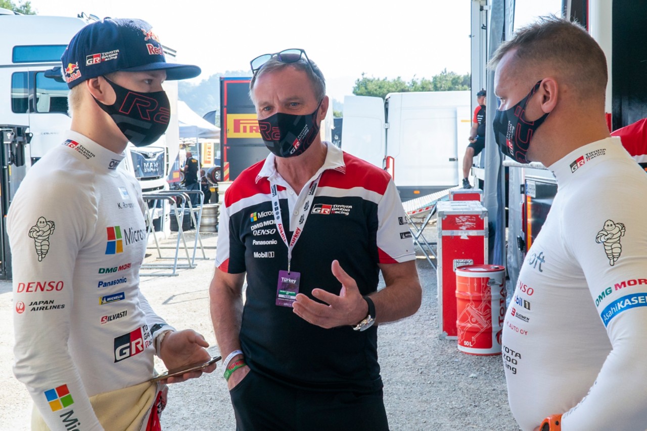 Kalle Rovanperä, Tommi Mäkinen ja Jonne Halttunen