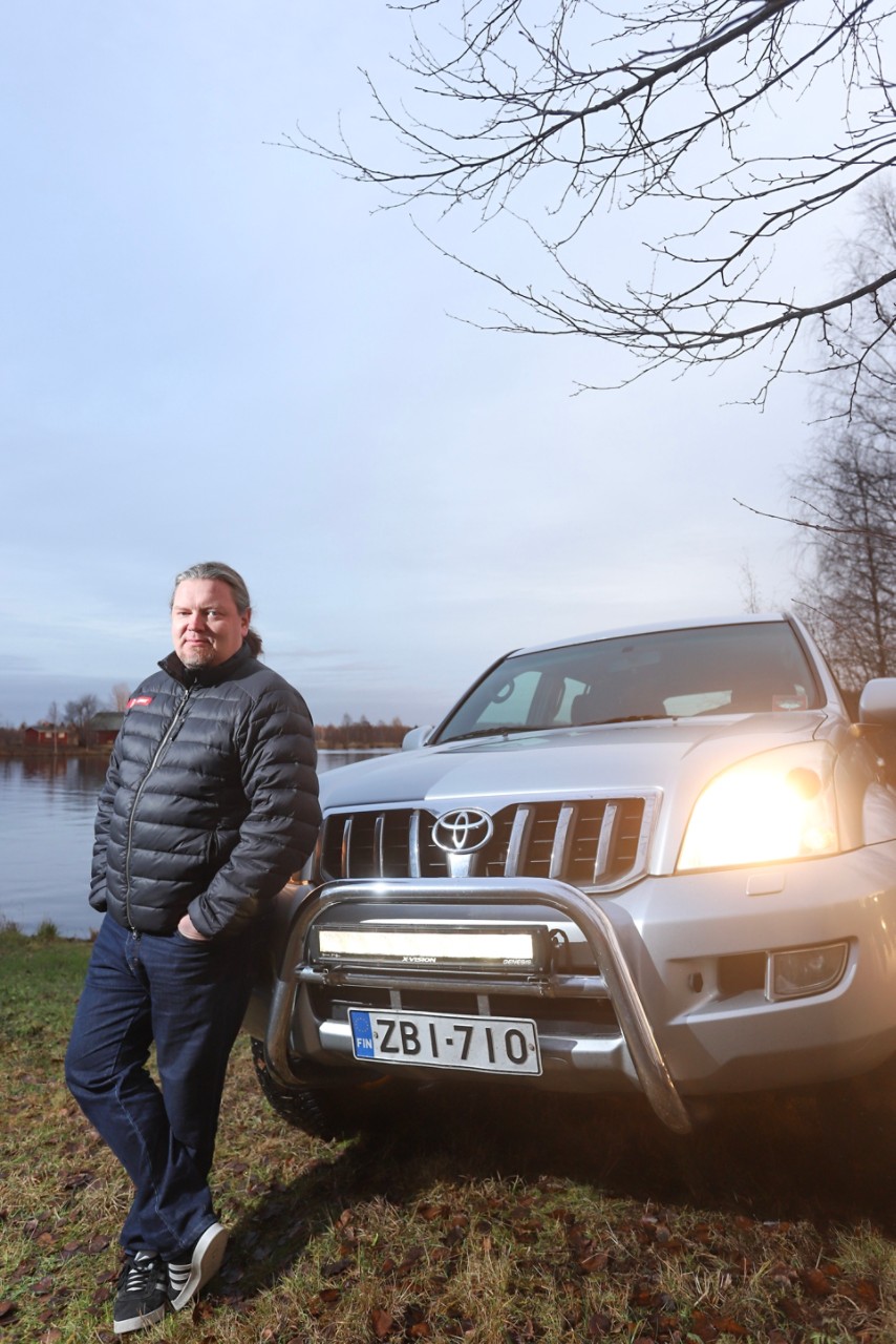 Joni Launonen ja Toyota Land Cruiser