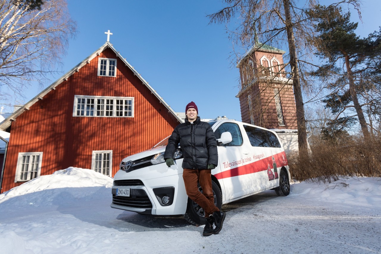 Heikki Nenonen ja Toyota Proace Verso