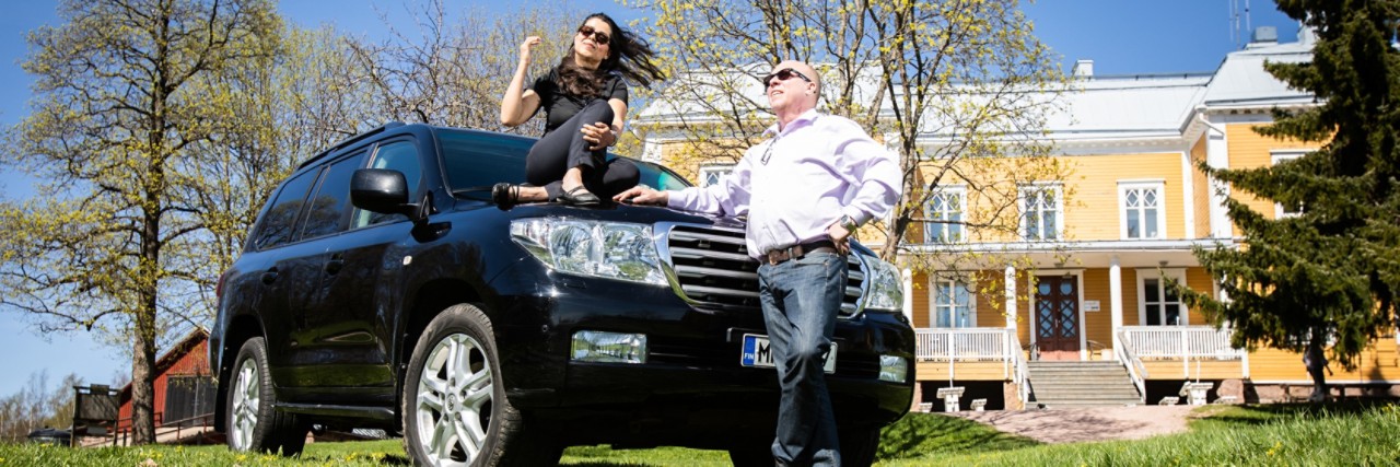Ziba ja Kari Miettunen, Toyota Land Cruiser