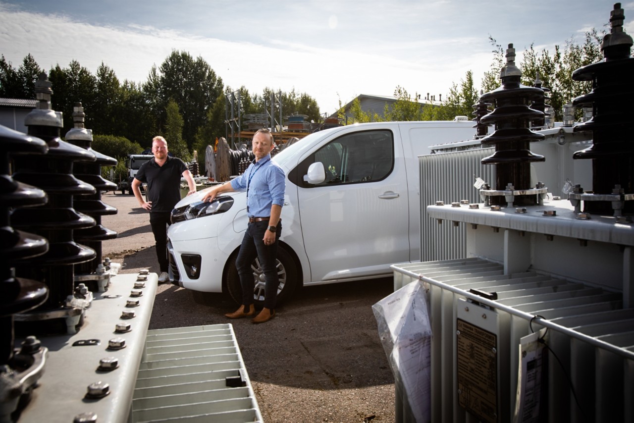 Toyota Proace EV, Eltel Juha Miettinen ja Jarkko Honkanen