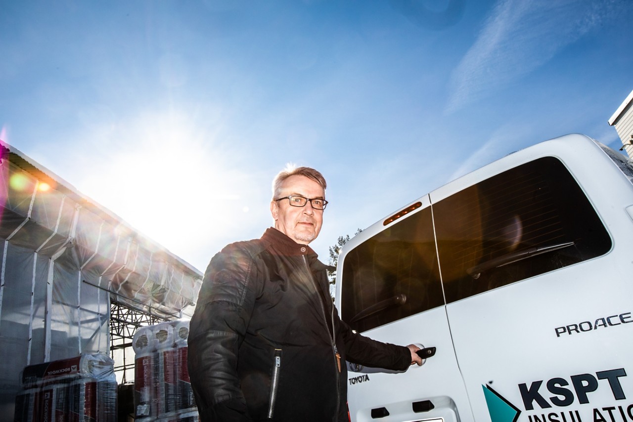 Toyota Proace, KSPT-insulationin toimitusjohtaja Jukka Peltonen