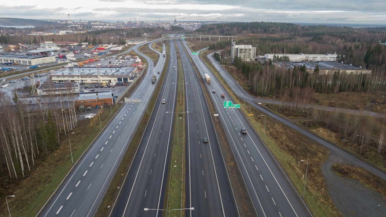 Moottoritie Tampereelle