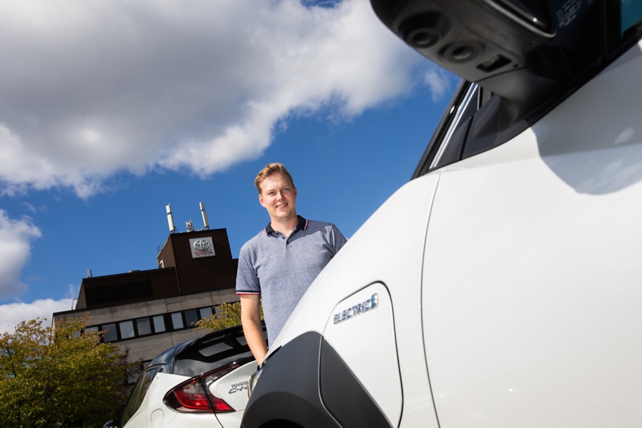 Hyvä tyyppi Valtteri Heinämaa Toyota Auto  Finland