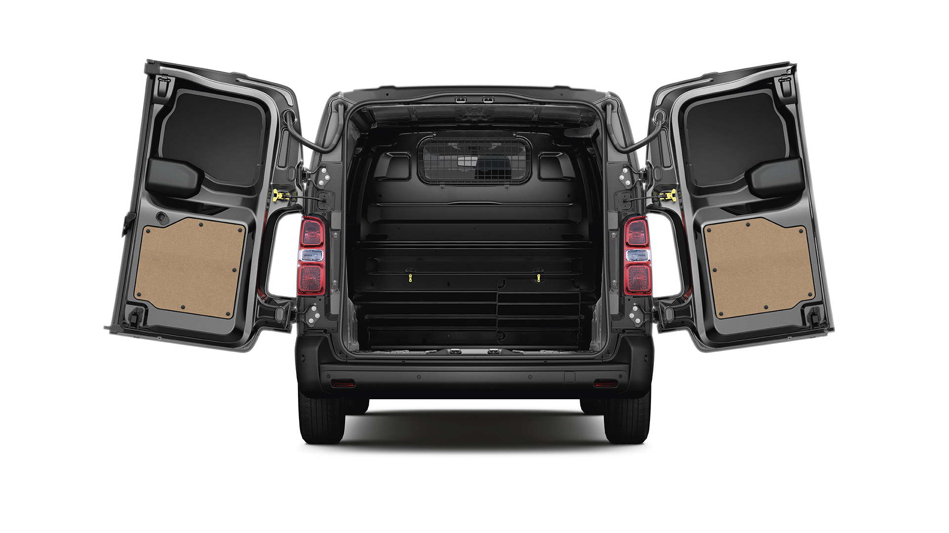 Model shown is Proace Long Panel Van Comfort in Falcon Grey (EVL)